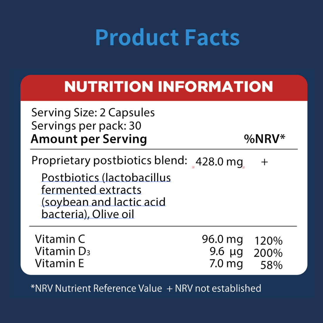DAILY GUT HEALTH SUPPORT | High-Strength Vegan Postbiotics with Vitamins C, D3 & E | Effective Relief from IBS, Diarrhoea, Bloating & Irregularity | Advanced Digestive Support Beyond Pre & Probiotics