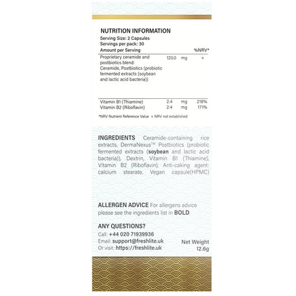 DermaNexus™ for Skin Hydration & Barrier - via Gut-Skin Axis