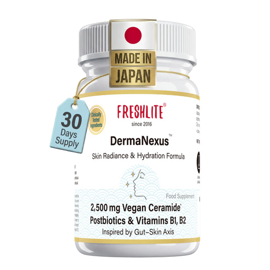DermaNexus™ | 2,500mg Vegan Ceramide, Postbiotics & Vitamins B1, B2