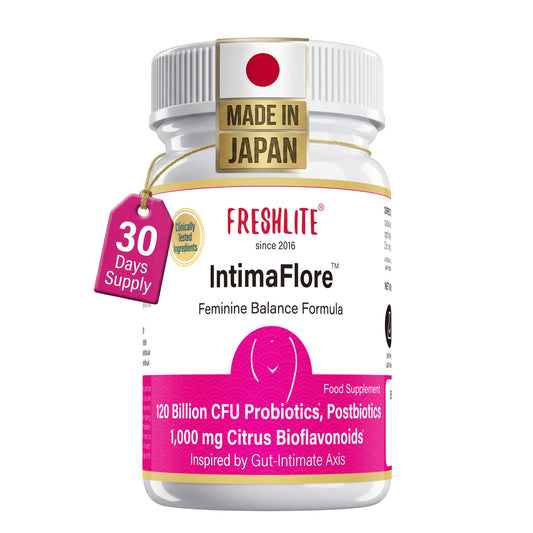 IntimaFlore™ | 120 Billion CFU Probiotics, Postbiotics & 1000 mg Citrus Bioflavonoids